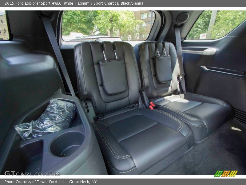 White Platinum / Sport Charcoal Black/Sienna 2015 Ford Explorer Sport 4WD