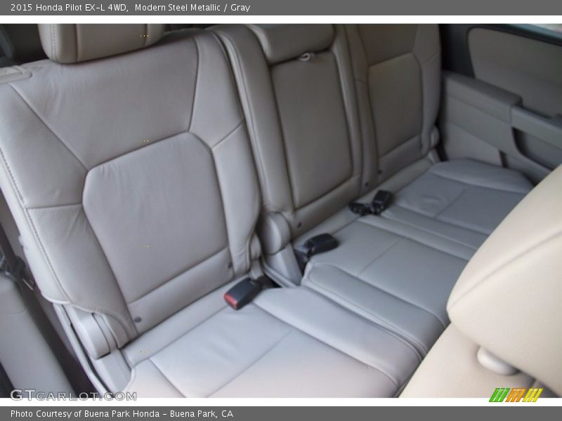 Modern Steel Metallic / Gray 2015 Honda Pilot EX-L 4WD