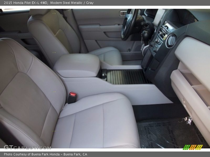 Modern Steel Metallic / Gray 2015 Honda Pilot EX-L 4WD