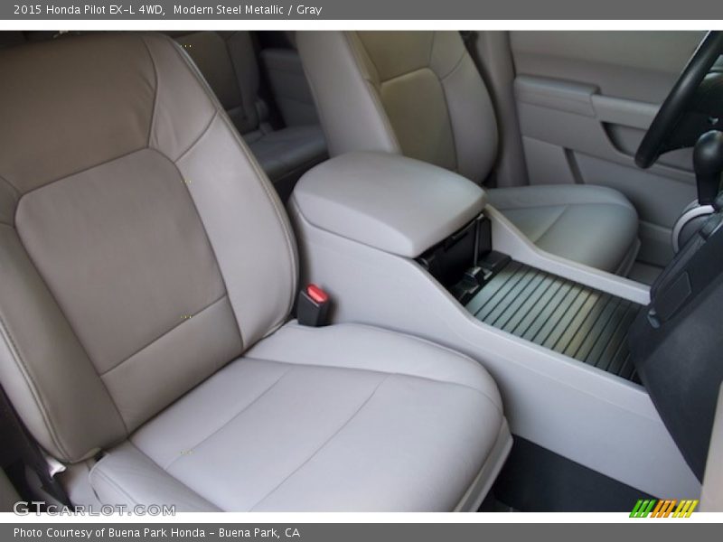 Modern Steel Metallic / Gray 2015 Honda Pilot EX-L 4WD
