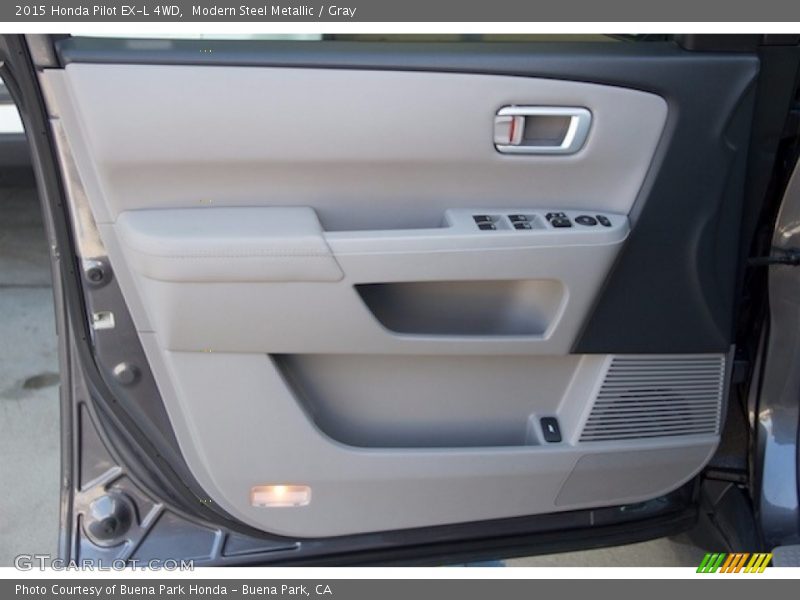 Modern Steel Metallic / Gray 2015 Honda Pilot EX-L 4WD