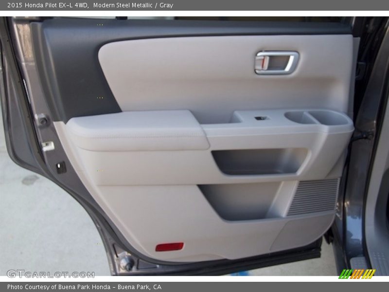 Modern Steel Metallic / Gray 2015 Honda Pilot EX-L 4WD