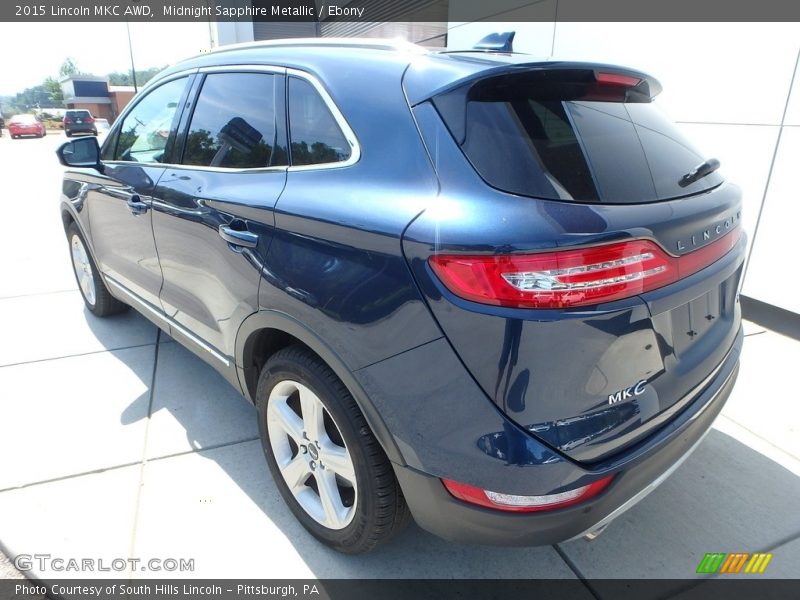 Midnight Sapphire Metallic / Ebony 2015 Lincoln MKC AWD