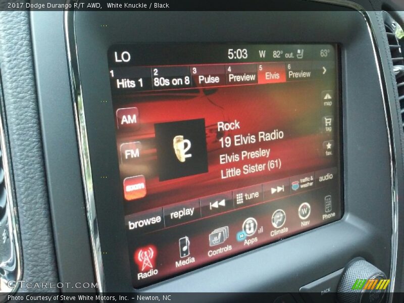 White Knuckle / Black 2017 Dodge Durango R/T AWD