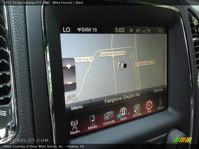 White Knuckle / Black 2017 Dodge Durango R/T AWD