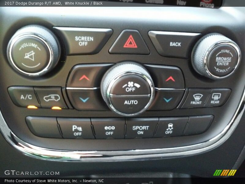 White Knuckle / Black 2017 Dodge Durango R/T AWD