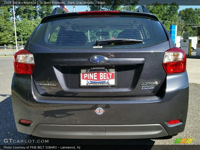 Dark Gray Metallic / Black 2016 Subaru Impreza 2.0i Sport Premium
