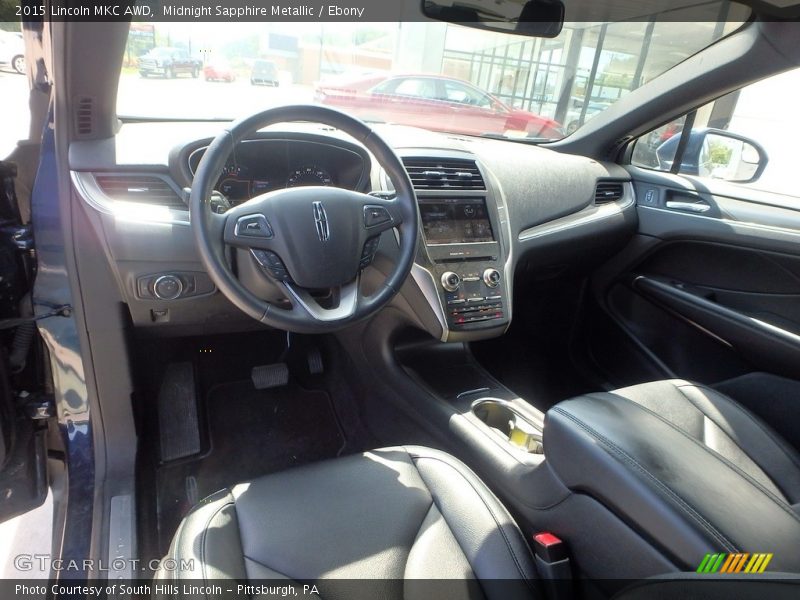 Midnight Sapphire Metallic / Ebony 2015 Lincoln MKC AWD