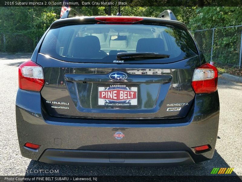 Dark Gray Metallic / Black 2016 Subaru Impreza 2.0i Sport Premium