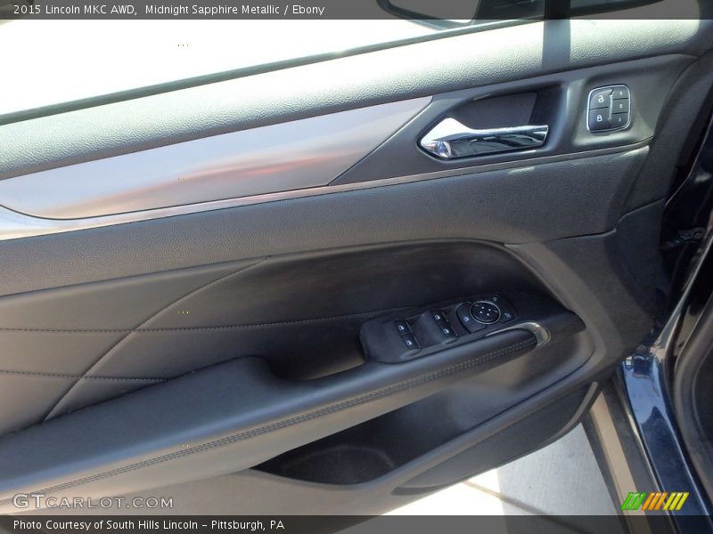 Midnight Sapphire Metallic / Ebony 2015 Lincoln MKC AWD