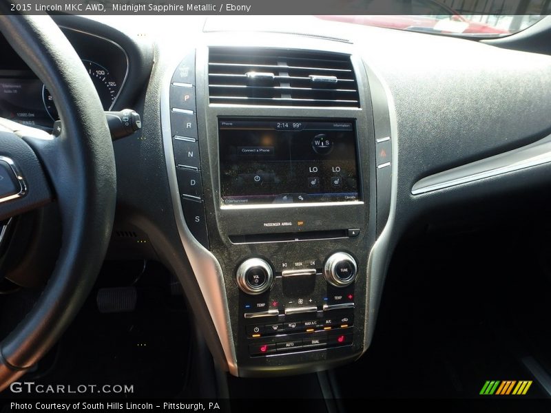 Midnight Sapphire Metallic / Ebony 2015 Lincoln MKC AWD