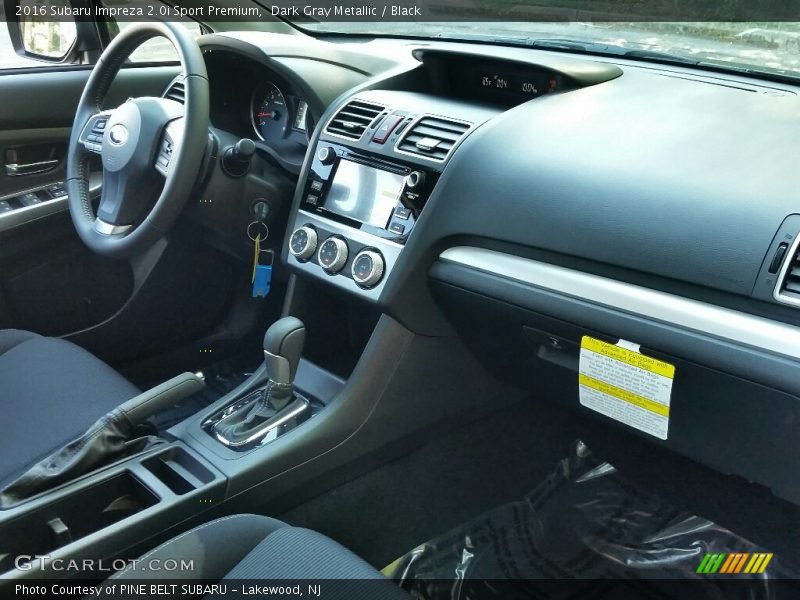 Dark Gray Metallic / Black 2016 Subaru Impreza 2.0i Sport Premium