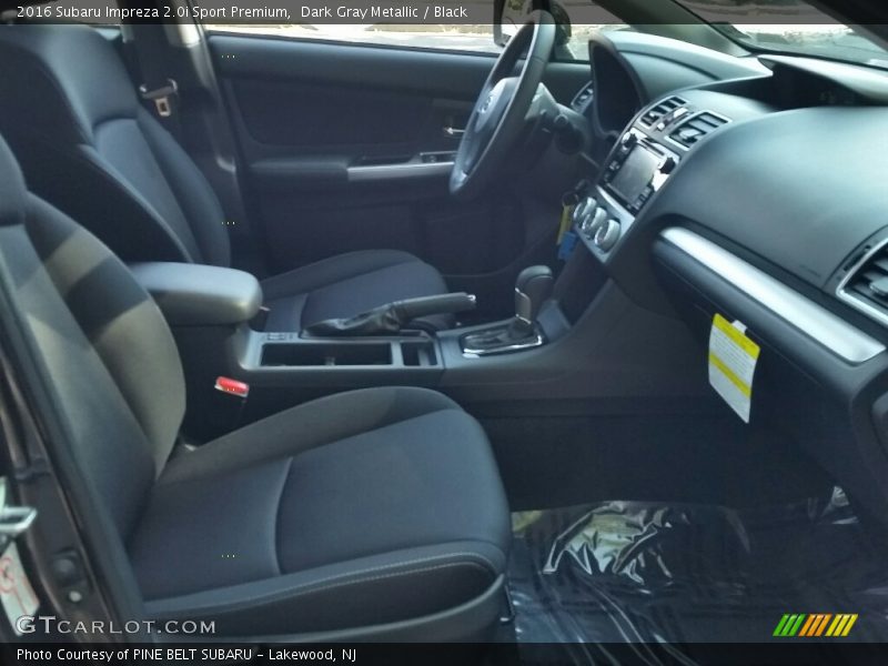 Dark Gray Metallic / Black 2016 Subaru Impreza 2.0i Sport Premium