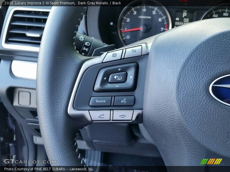 Dark Gray Metallic / Black 2016 Subaru Impreza 2.0i Sport Premium