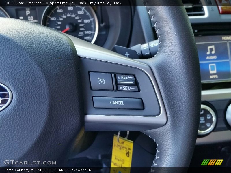 Dark Gray Metallic / Black 2016 Subaru Impreza 2.0i Sport Premium