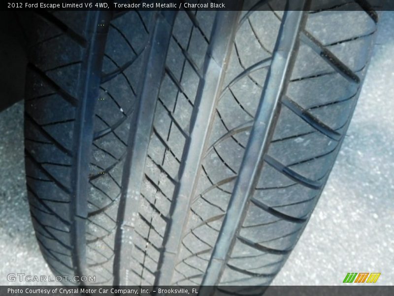 Toreador Red Metallic / Charcoal Black 2012 Ford Escape Limited V6 4WD