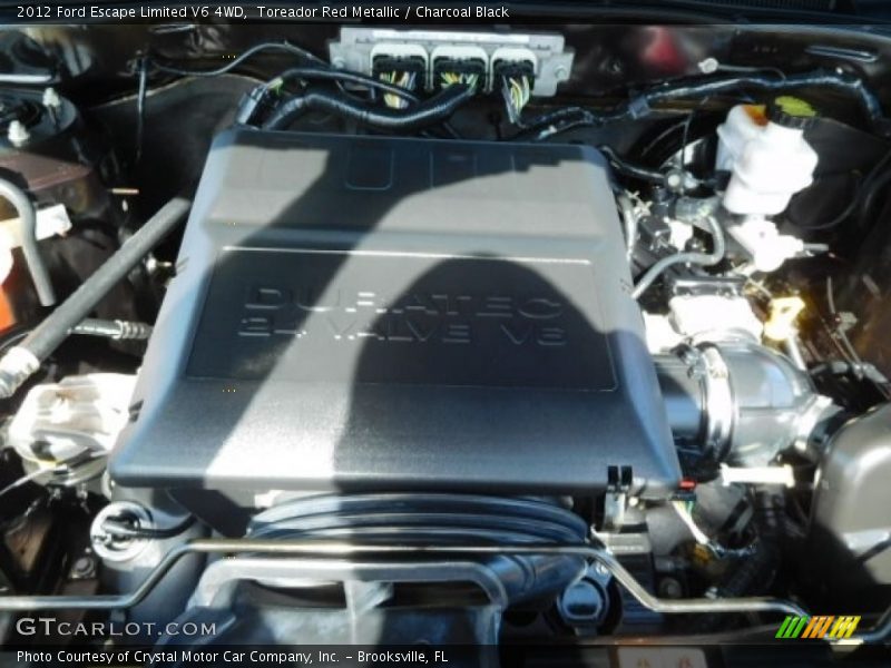Toreador Red Metallic / Charcoal Black 2012 Ford Escape Limited V6 4WD