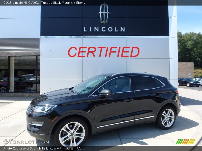 Tuxedo Black Metallic / Ebony 2015 Lincoln MKC AWD