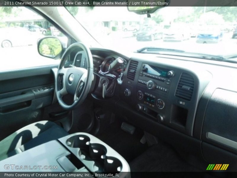 Blue Granite Metallic / Light Titanium/Ebony 2011 Chevrolet Silverado 1500 LT Crew Cab 4x4