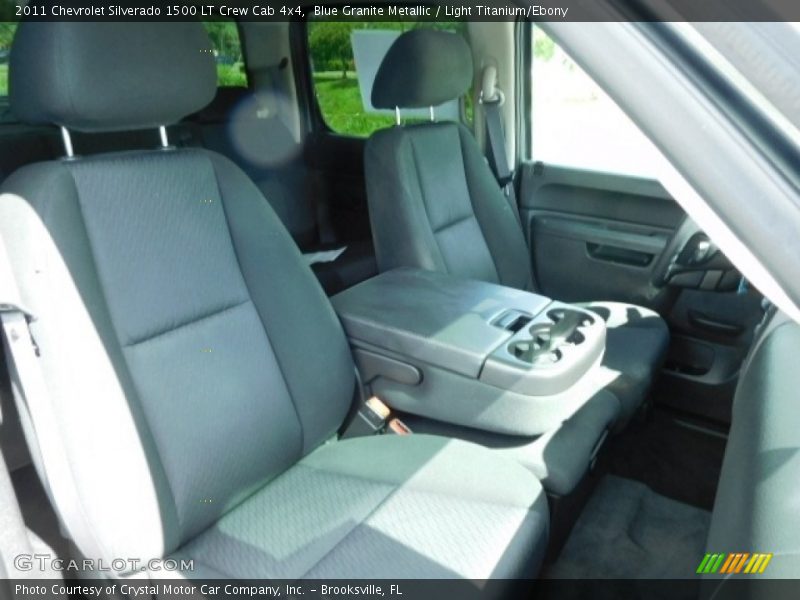 Blue Granite Metallic / Light Titanium/Ebony 2011 Chevrolet Silverado 1500 LT Crew Cab 4x4