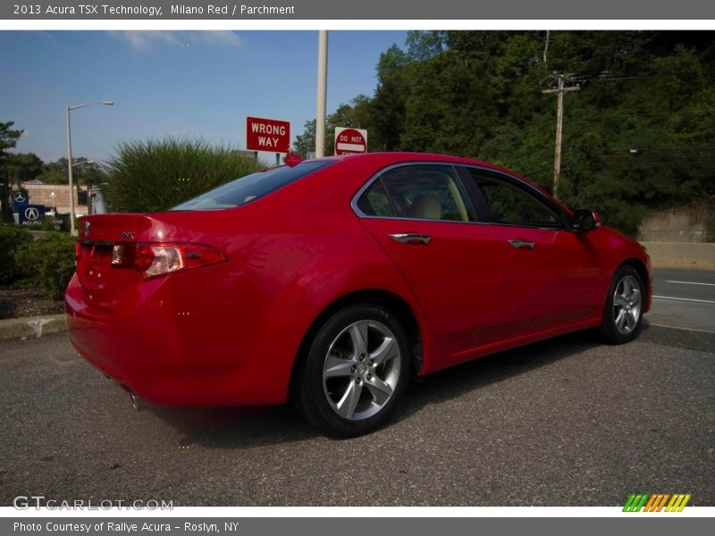 Milano Red / Parchment 2013 Acura TSX Technology