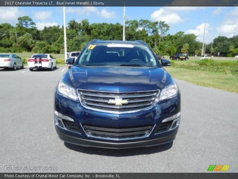 Blue Velvet Metallic / Ebony 2017 Chevrolet Traverse LT