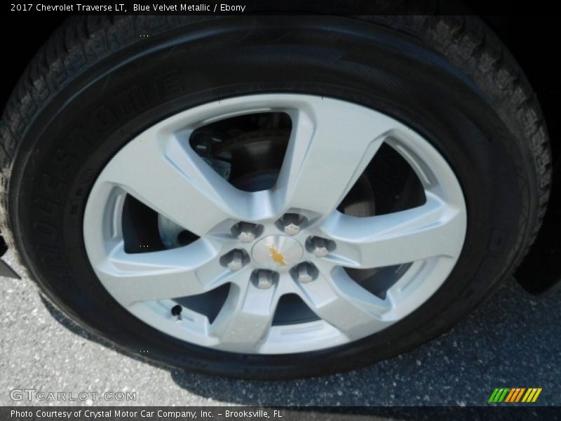 Blue Velvet Metallic / Ebony 2017 Chevrolet Traverse LT