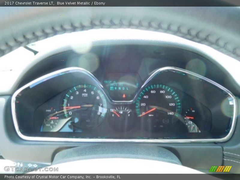 Blue Velvet Metallic / Ebony 2017 Chevrolet Traverse LT
