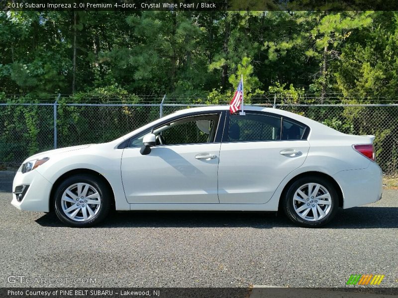 Crystal White Pearl / Black 2016 Subaru Impreza 2.0i Premium 4-door