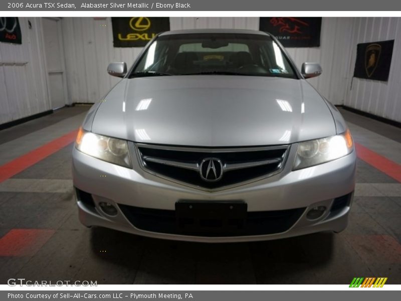 Alabaster Silver Metallic / Ebony Black 2006 Acura TSX Sedan