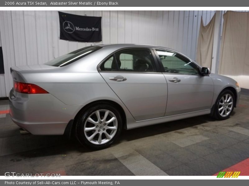 Alabaster Silver Metallic / Ebony Black 2006 Acura TSX Sedan