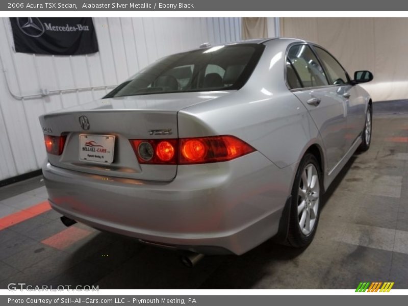 Alabaster Silver Metallic / Ebony Black 2006 Acura TSX Sedan