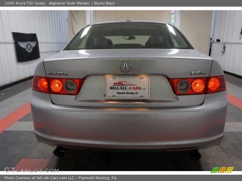 Alabaster Silver Metallic / Ebony Black 2006 Acura TSX Sedan