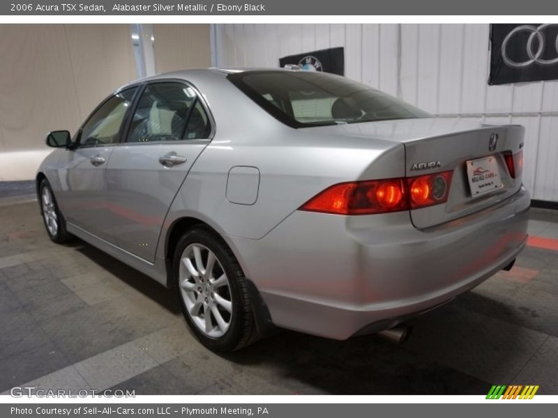 Alabaster Silver Metallic / Ebony Black 2006 Acura TSX Sedan