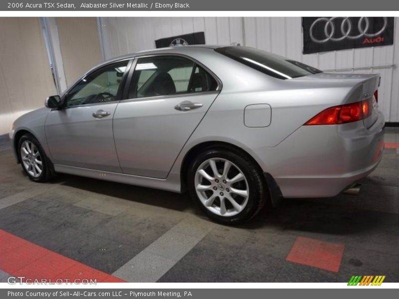 Alabaster Silver Metallic / Ebony Black 2006 Acura TSX Sedan