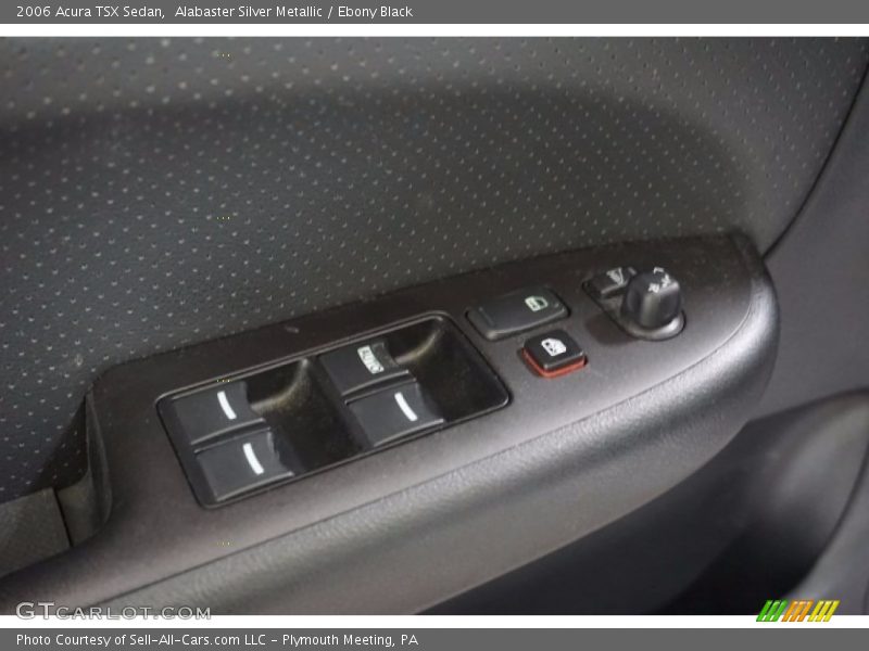 Alabaster Silver Metallic / Ebony Black 2006 Acura TSX Sedan