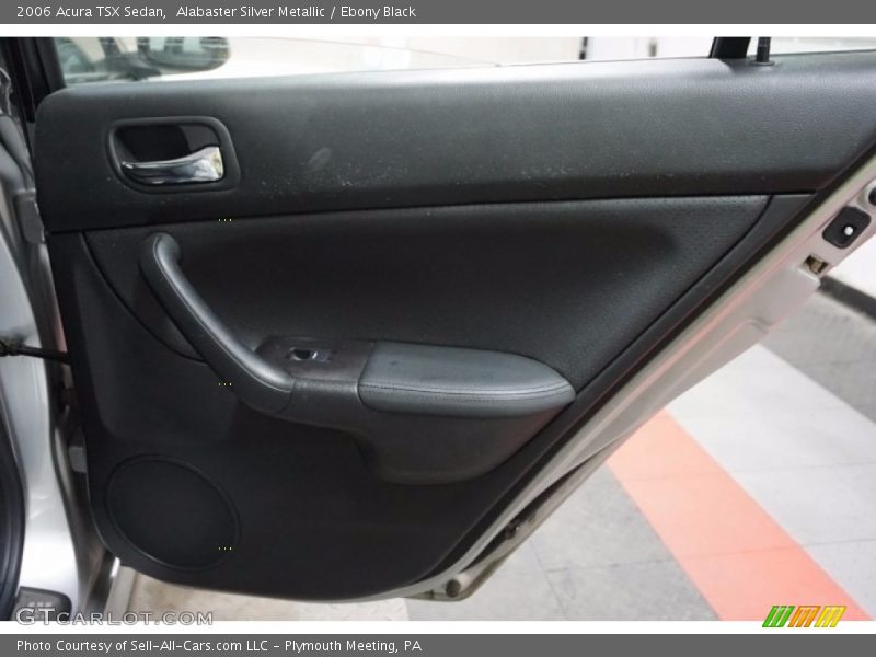 Alabaster Silver Metallic / Ebony Black 2006 Acura TSX Sedan