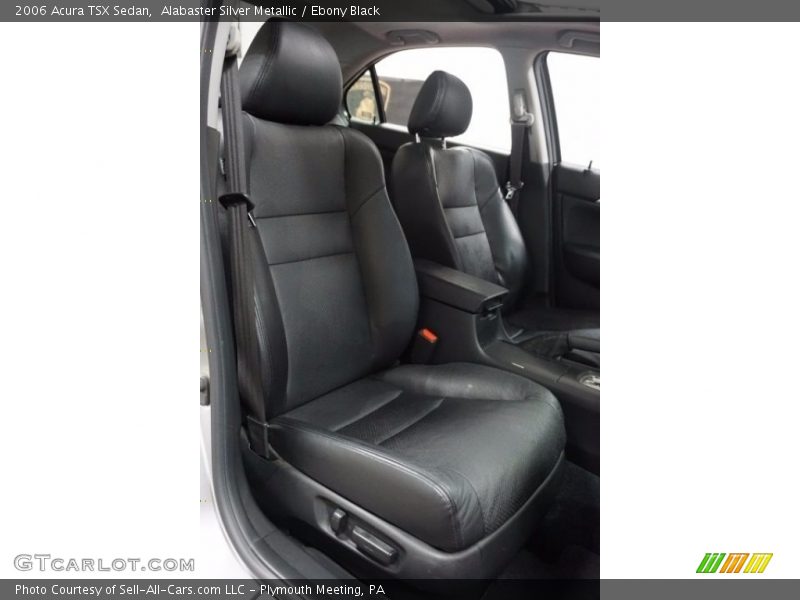 Alabaster Silver Metallic / Ebony Black 2006 Acura TSX Sedan
