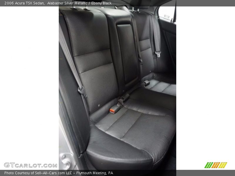 Alabaster Silver Metallic / Ebony Black 2006 Acura TSX Sedan