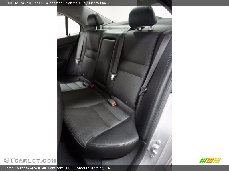 Alabaster Silver Metallic / Ebony Black 2006 Acura TSX Sedan