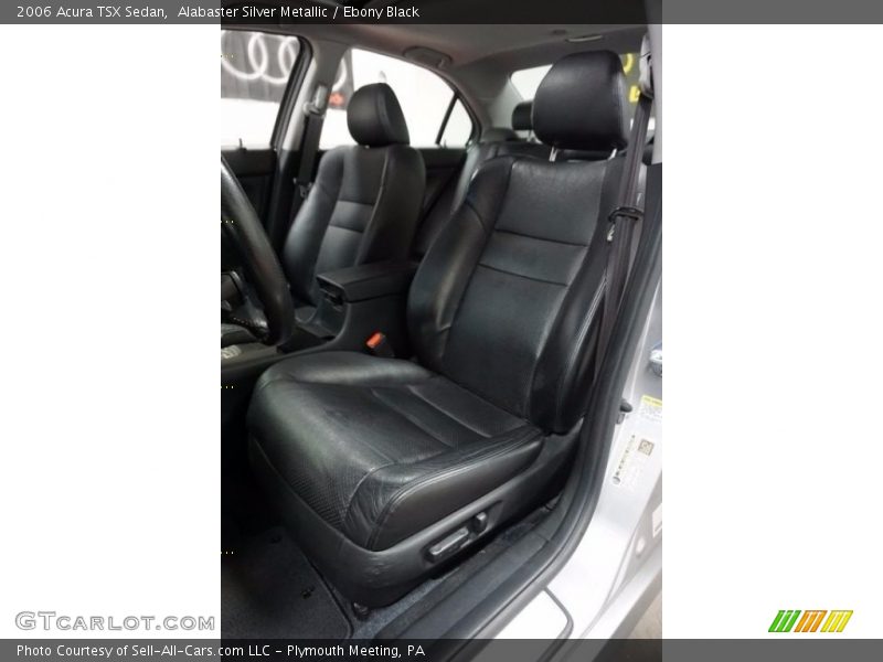 Alabaster Silver Metallic / Ebony Black 2006 Acura TSX Sedan