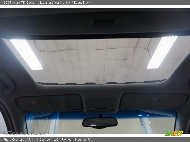 Alabaster Silver Metallic / Ebony Black 2006 Acura TSX Sedan