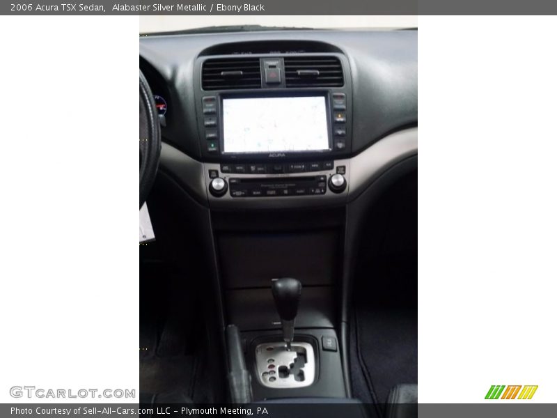 Alabaster Silver Metallic / Ebony Black 2006 Acura TSX Sedan