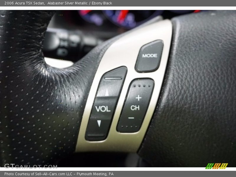 Alabaster Silver Metallic / Ebony Black 2006 Acura TSX Sedan