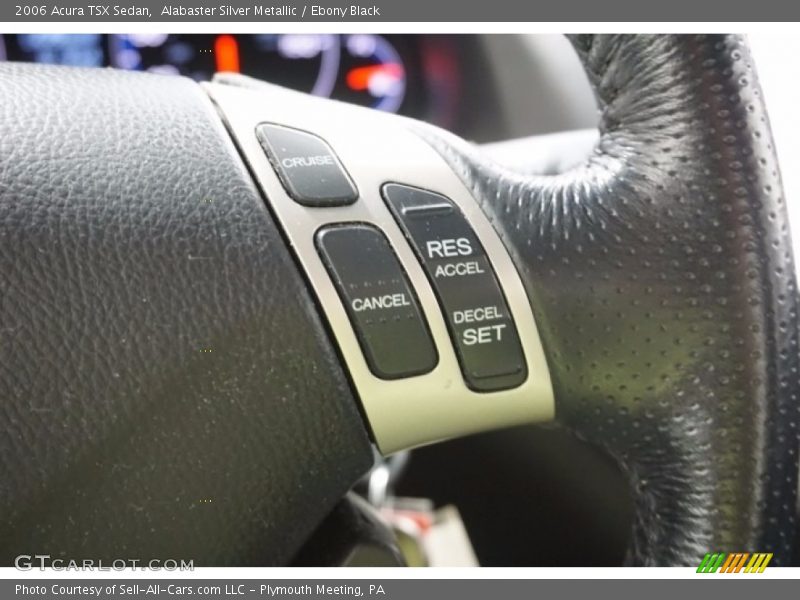 Alabaster Silver Metallic / Ebony Black 2006 Acura TSX Sedan