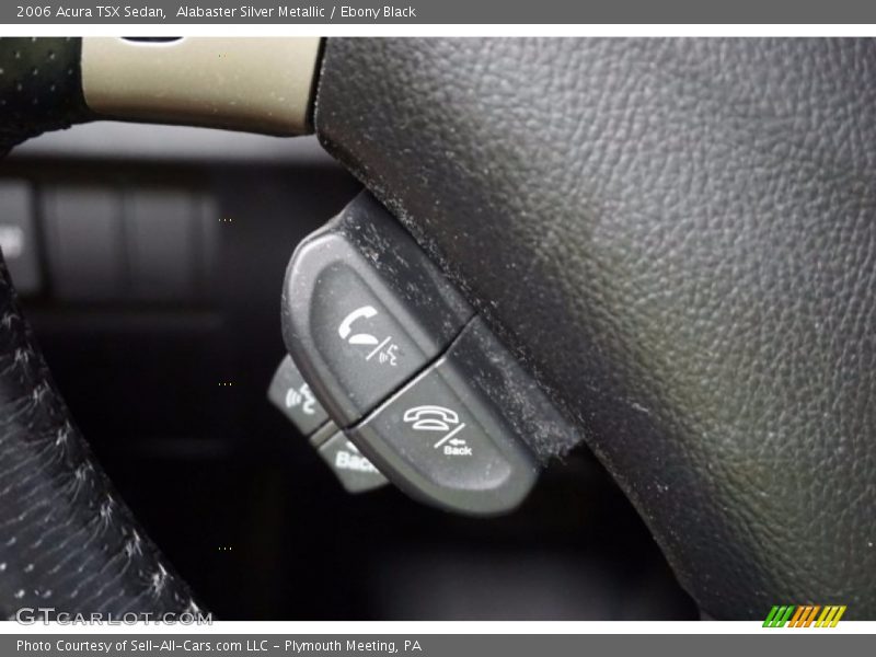 Alabaster Silver Metallic / Ebony Black 2006 Acura TSX Sedan