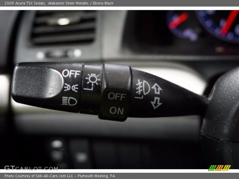 Alabaster Silver Metallic / Ebony Black 2006 Acura TSX Sedan