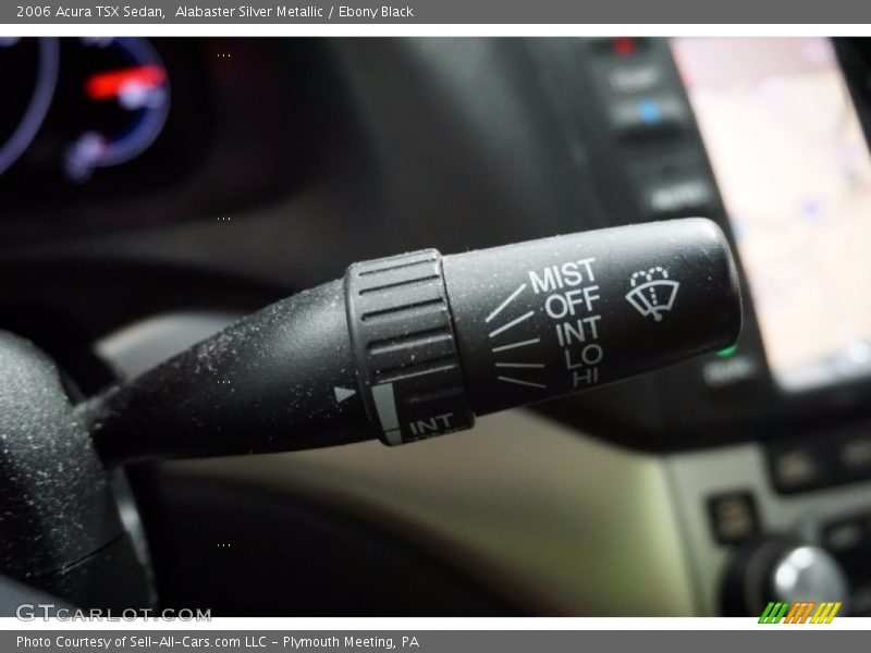 Alabaster Silver Metallic / Ebony Black 2006 Acura TSX Sedan