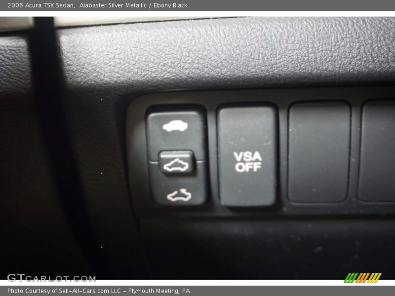 Alabaster Silver Metallic / Ebony Black 2006 Acura TSX Sedan