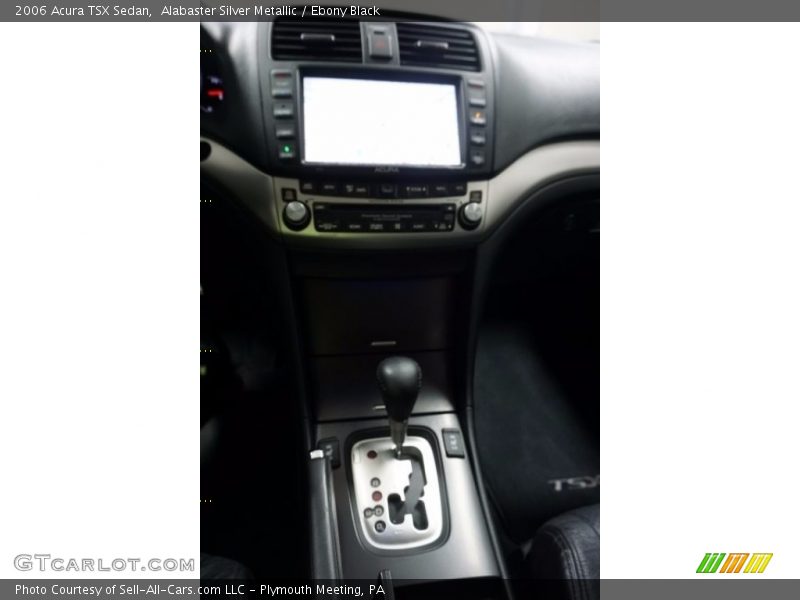 Alabaster Silver Metallic / Ebony Black 2006 Acura TSX Sedan